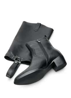 Weiter Passform - Langschaftstiefel mit abnehmbarem Schaft