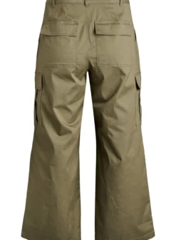 Wide-Leg Cargohose mit hoher Taille