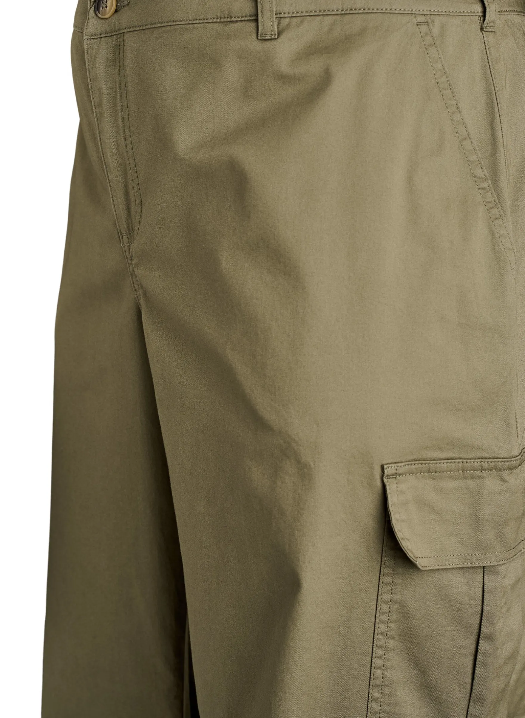 Wide-Leg Cargohose mit hoher Taille