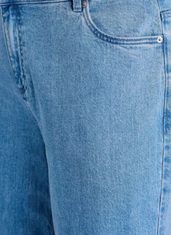Wide-Leg-Jeans mit hoher Taille