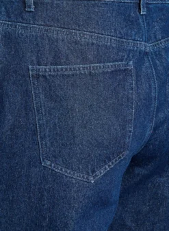 Wide-Leg-Jeans mit Nieten und hoher Taille